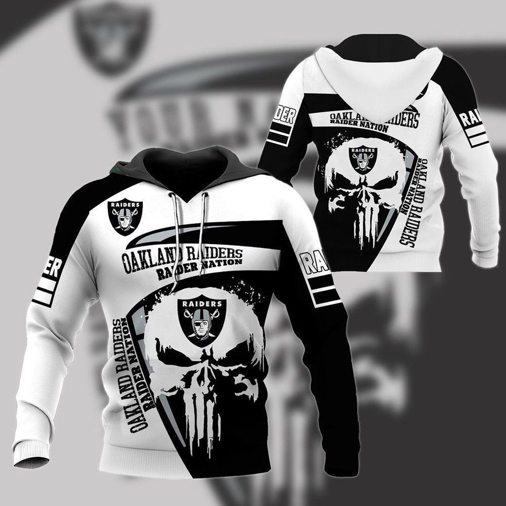 Nfl Oakland Raiders Nation Pullover And Zip Pered Hoodies Custom 3D Graphic Printed 3D Hoodie All Over Print Hoodie For Men For Womenhoodie