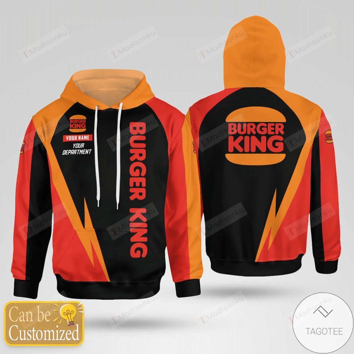 Nice Burger King 3d All Over Print Hoodie