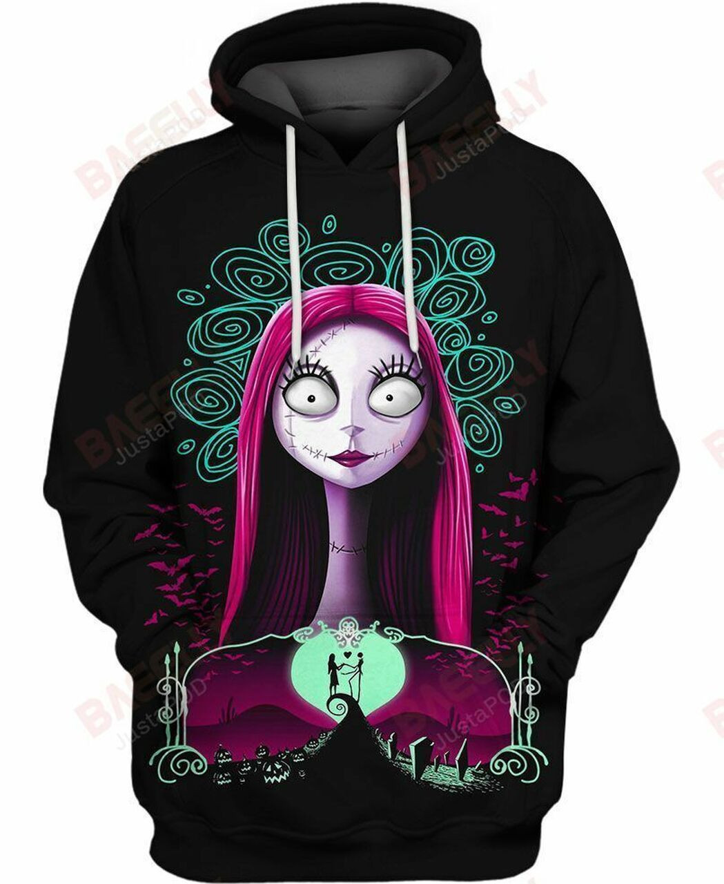 Nightmare Before Christmas Sallys 3d All Over Print Hoodie