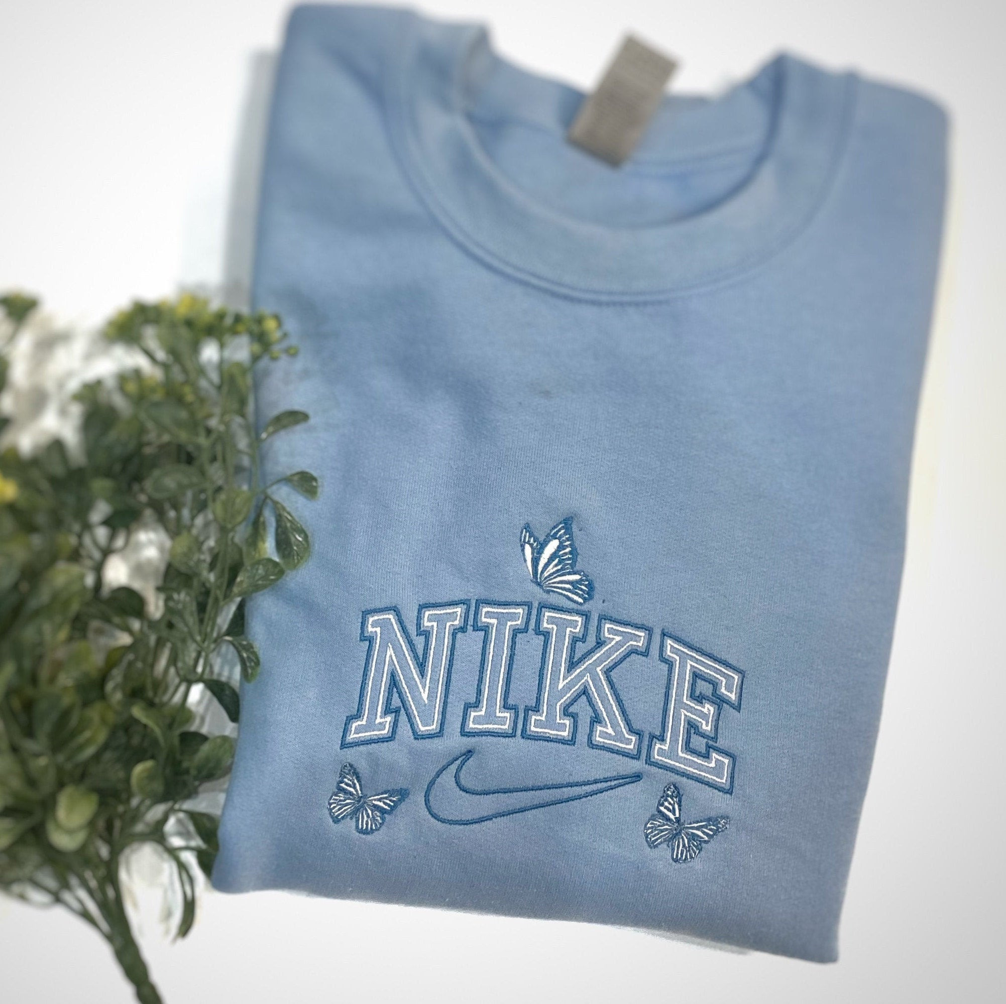 Nike Vintage Inspired Logo Sweatshirt Nike Butterfly