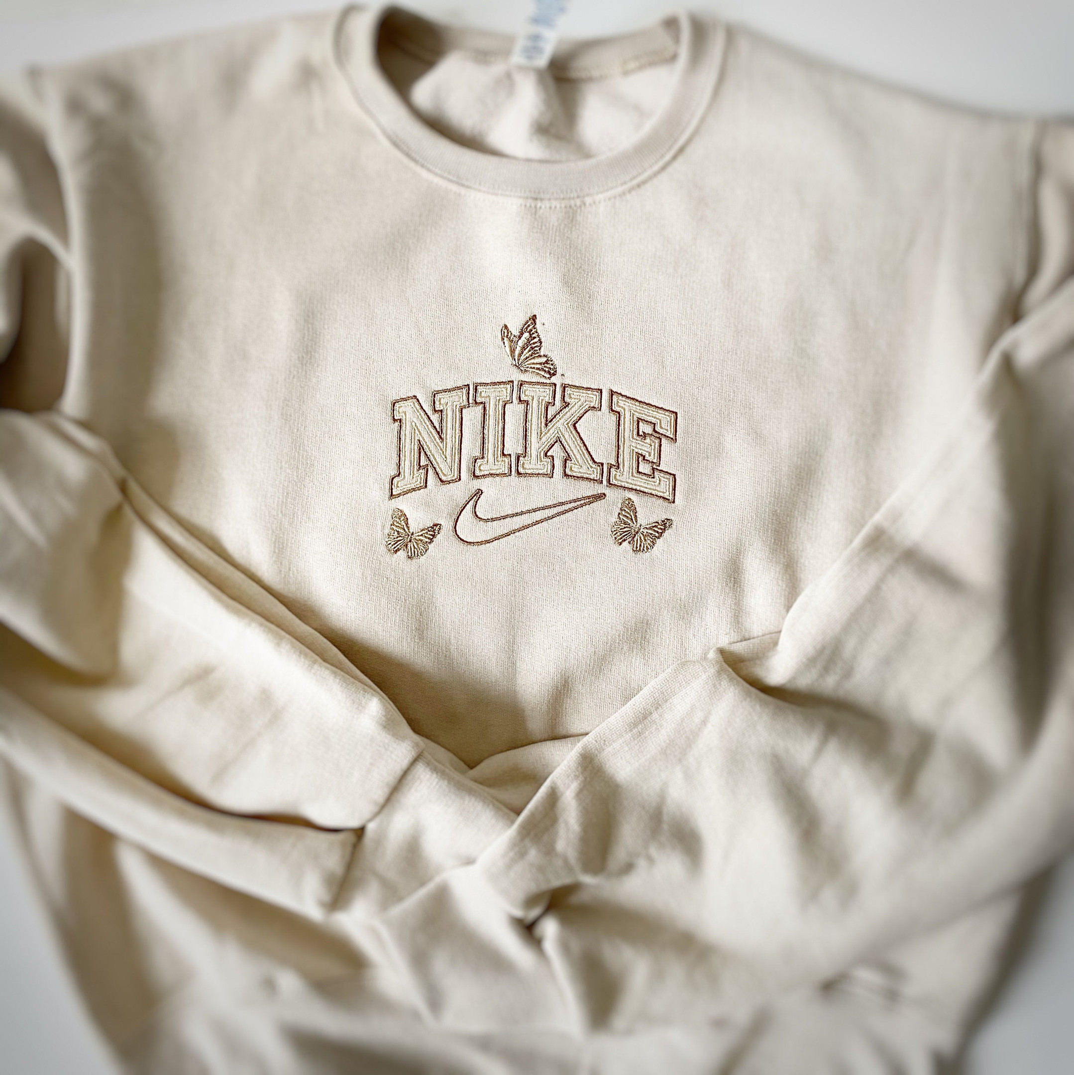 Nike Vintage Inspired Logo Sweatshirt Nike Butterfly