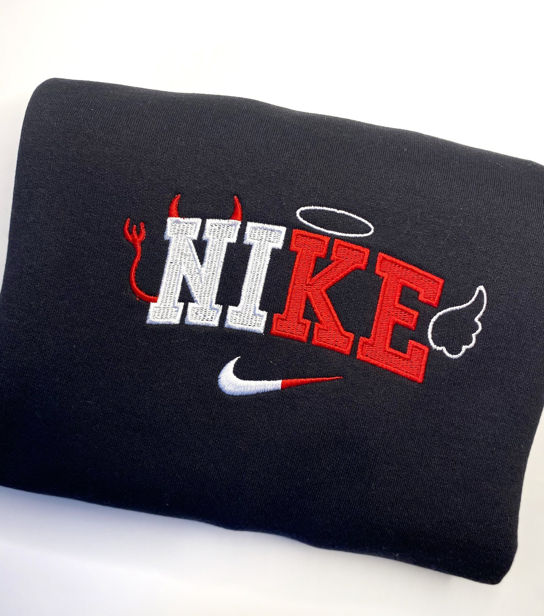 Nike Vintage Inspired Logo Sweatshirt Nike Devil