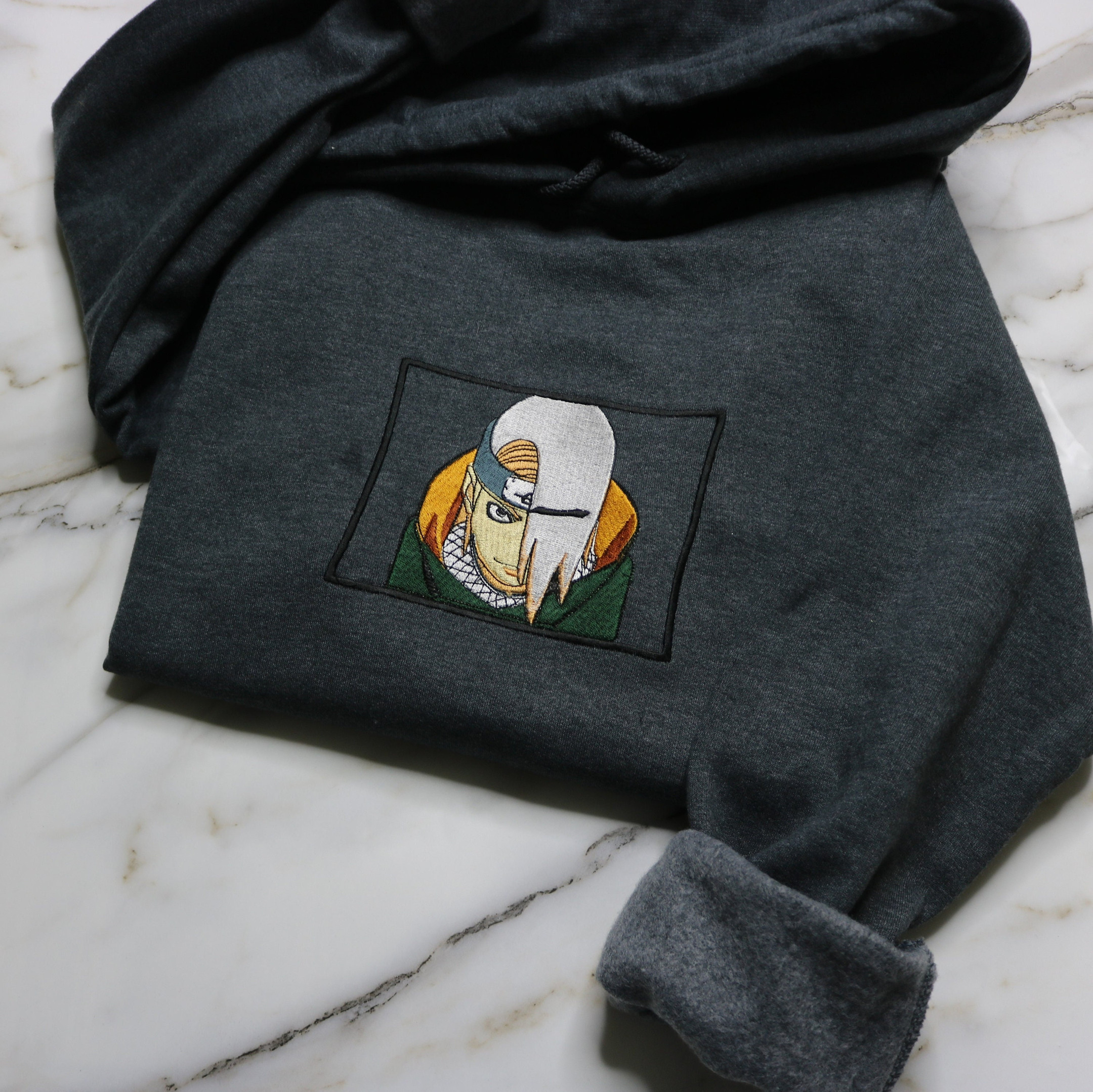 Ninja Anime Embroidered Sweatshirt