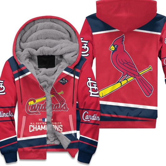 Nl Central Division Champions St Louis Cardinals 3D Fleece Hoodie