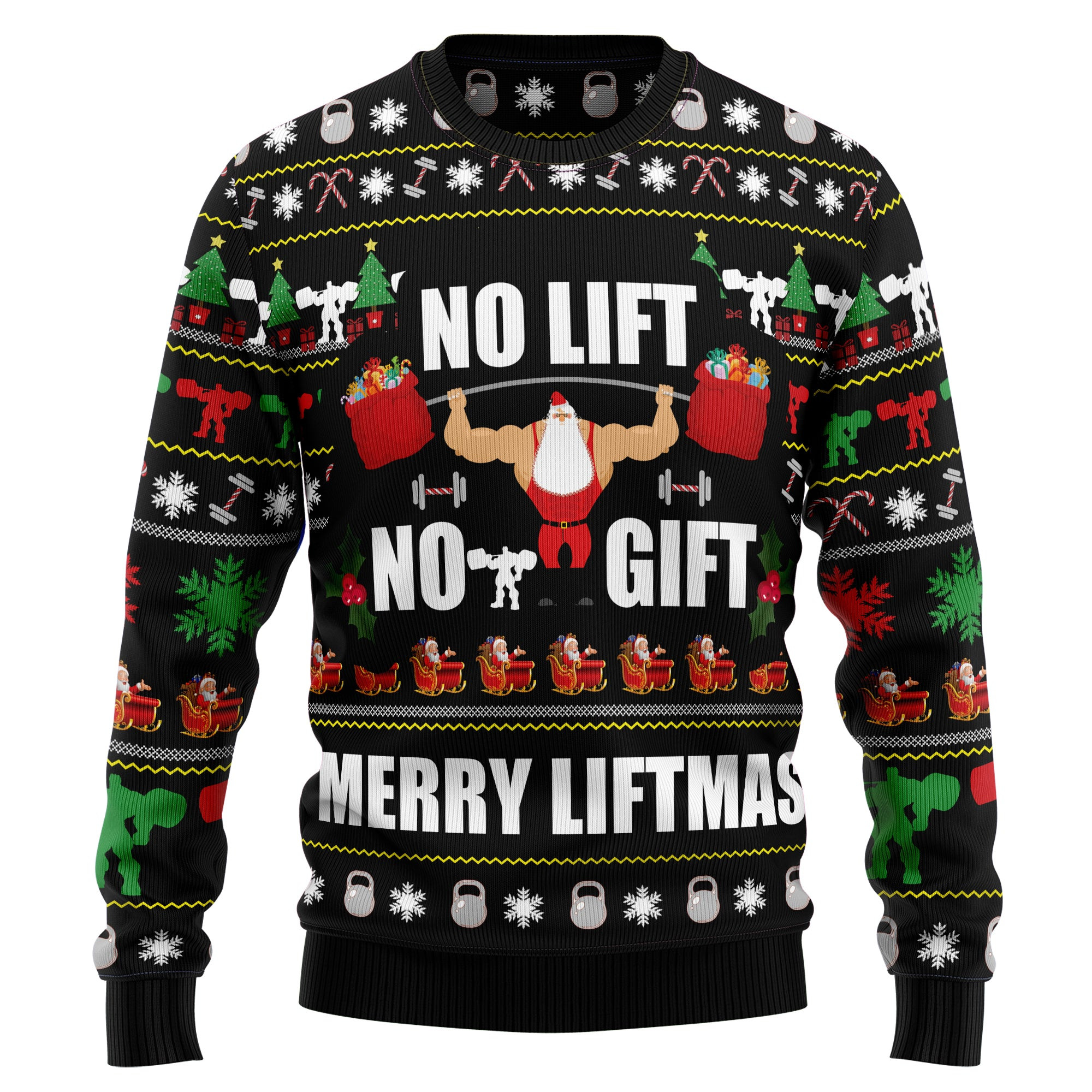 No Lift No Gift Ugly Christmas Sweater