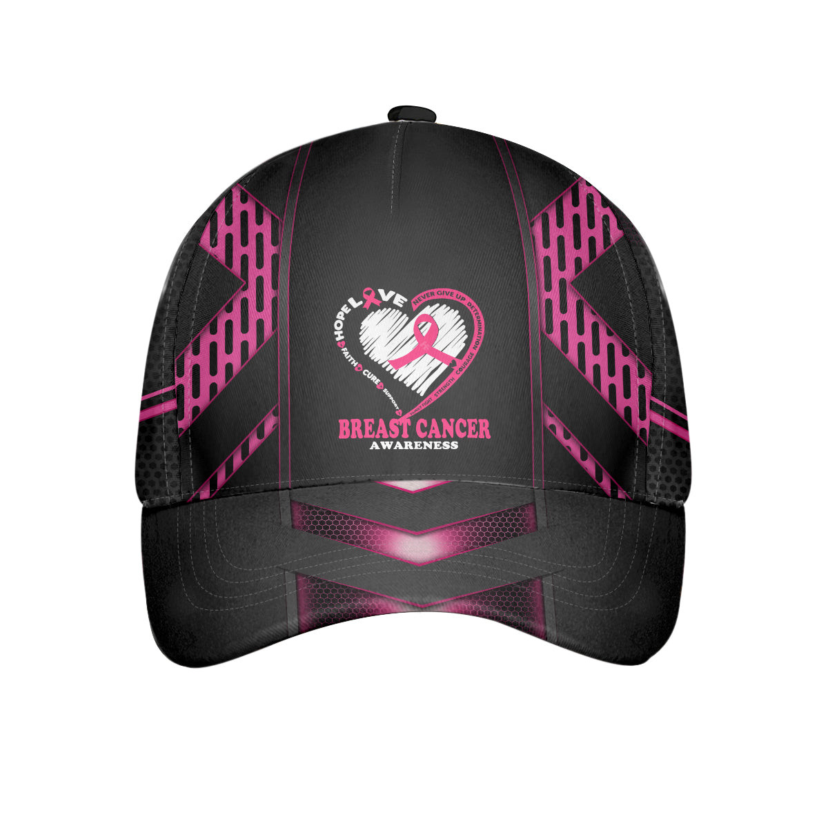 No One Fights Alone Breast Cancer Cap Cap