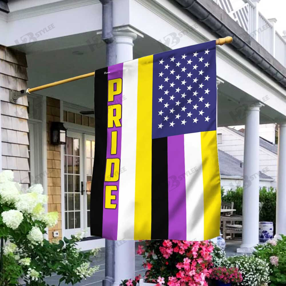 Non Binary Pride Flag Garden Flag House Flag