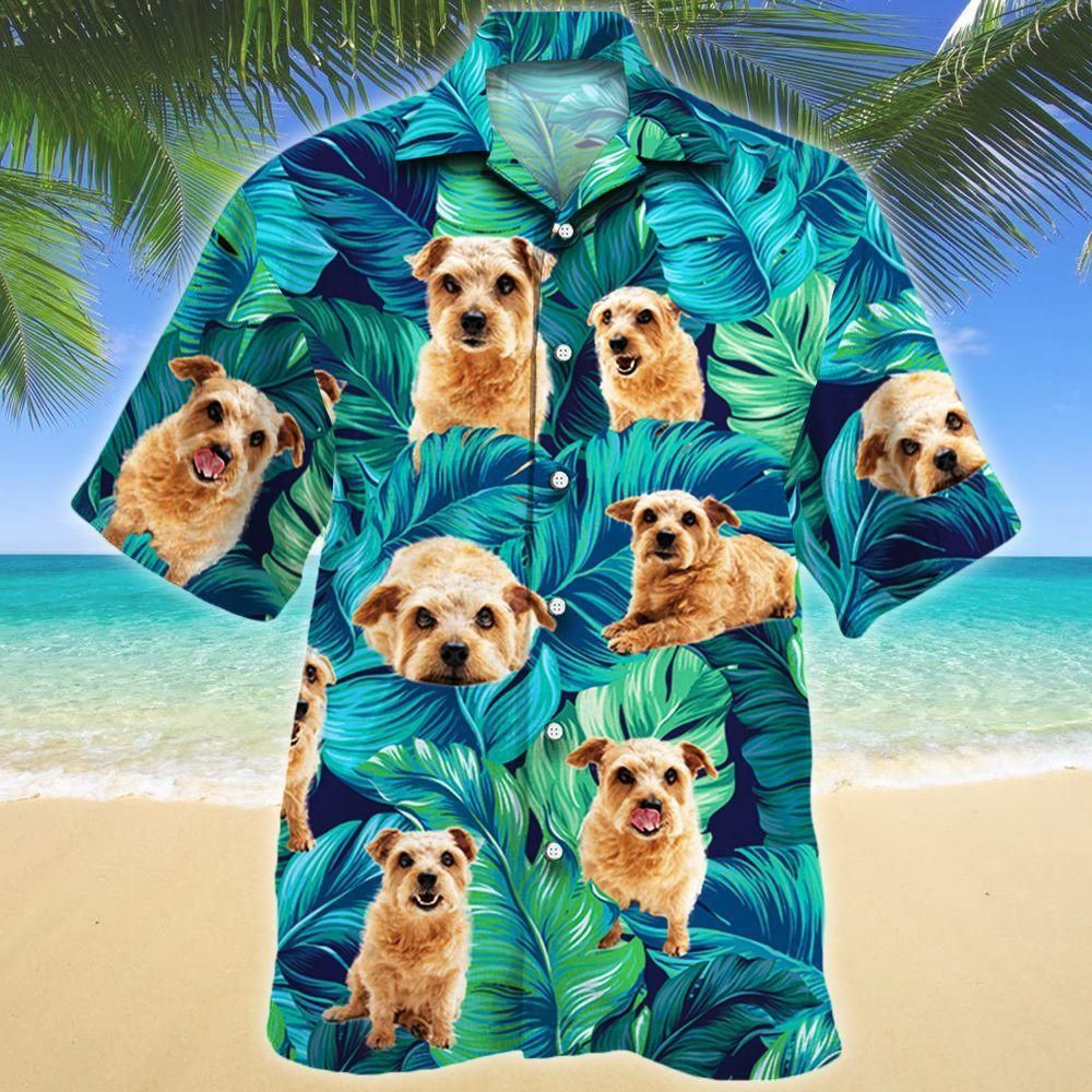 Norfolk Terrier Dog Lovers Aloha Hawaiian Shirt Colorful Short Sleeve Summer Beach Casual Shirt For Men And Women