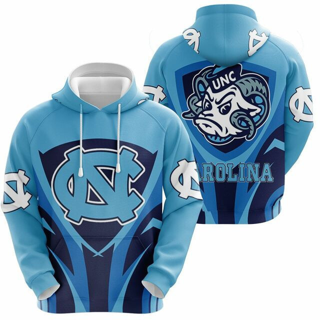 North Carolina Tar Heels Ncaa For Heels Fan 3D T Shirt Hoodie