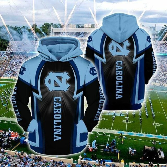 North Carolina Tar Heels Ncaa For Tar Heels Fan 3D T Shirt Hoodie