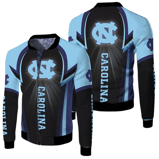 North Carolina Tar Heels Ncaa For Tar Heels Fan Fleece Bomber Jacket