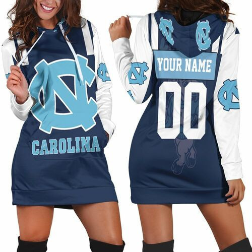 North Carolina Tar Heels Unc For Tar Heels Fan 3d Hoodie Dress Sweater Dress Sweatshirt Dress