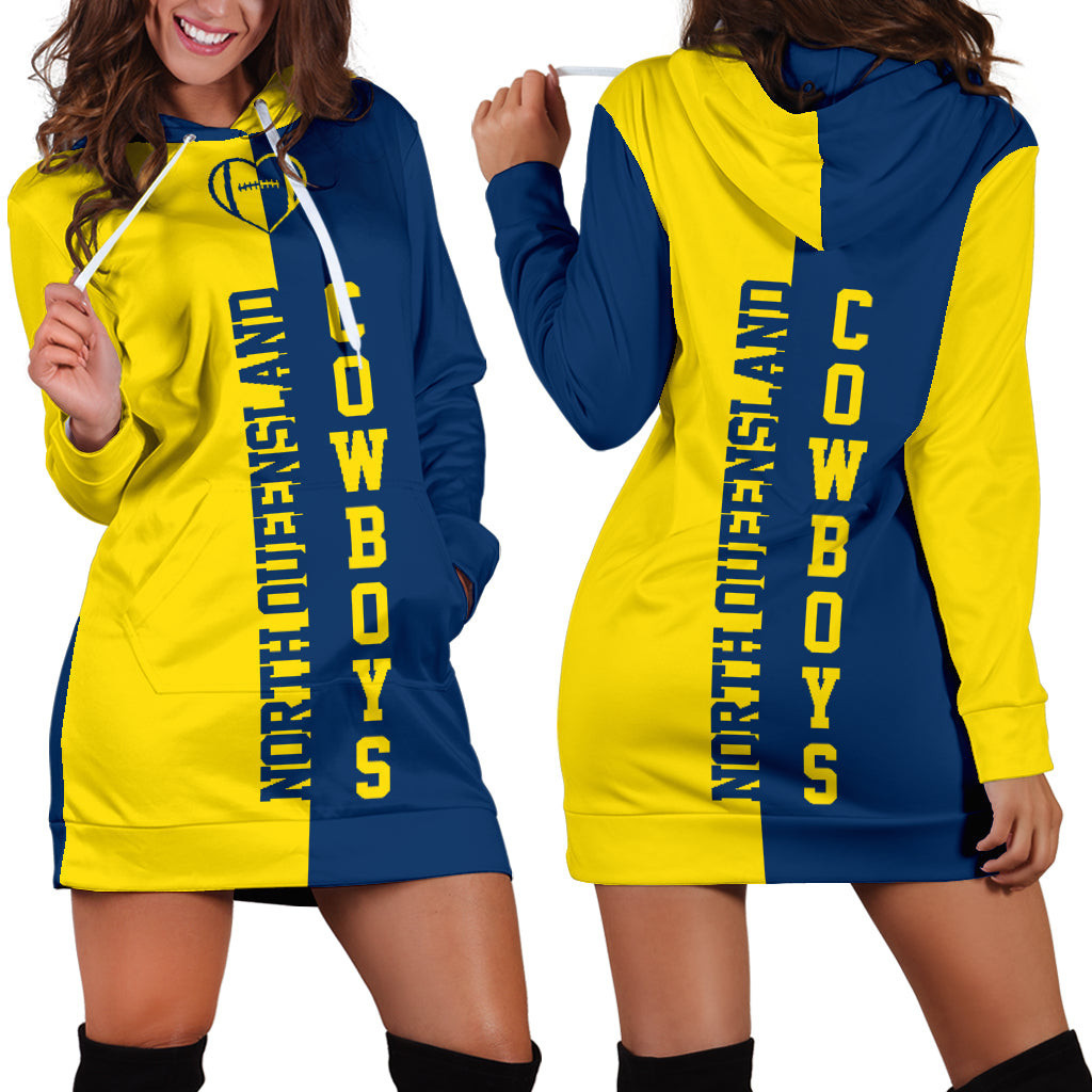North Queensland Rugby Hoodie Dress 3d All Over Print For Women Hoodie