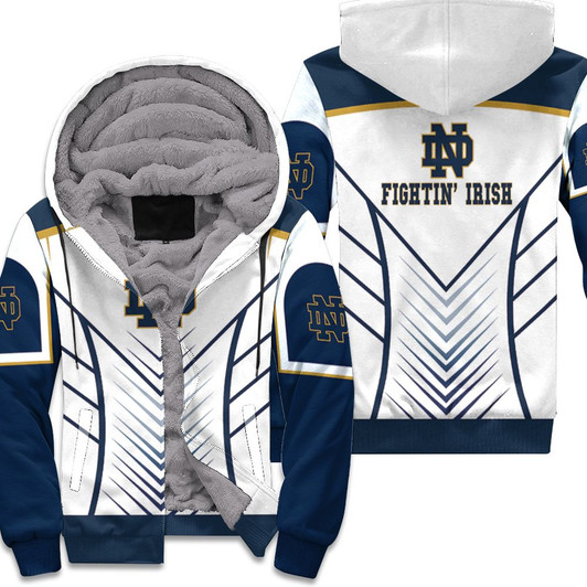 Notre Dame Fighting Irish Ncaa Fan 3D Fleece Hoodie