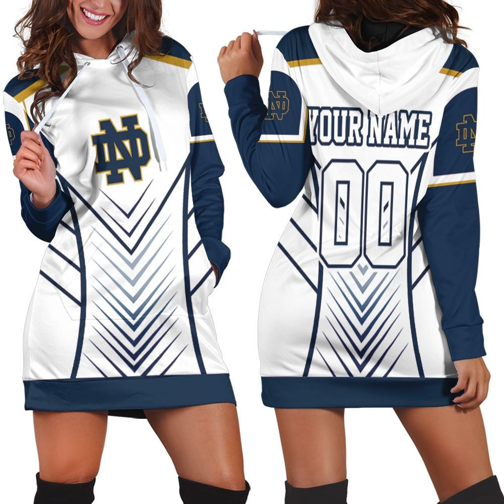 Notre Dame Fighting Irish Ncaa Fans 3d Hoodie Dress Sweater Dress Sweatshirt Dress