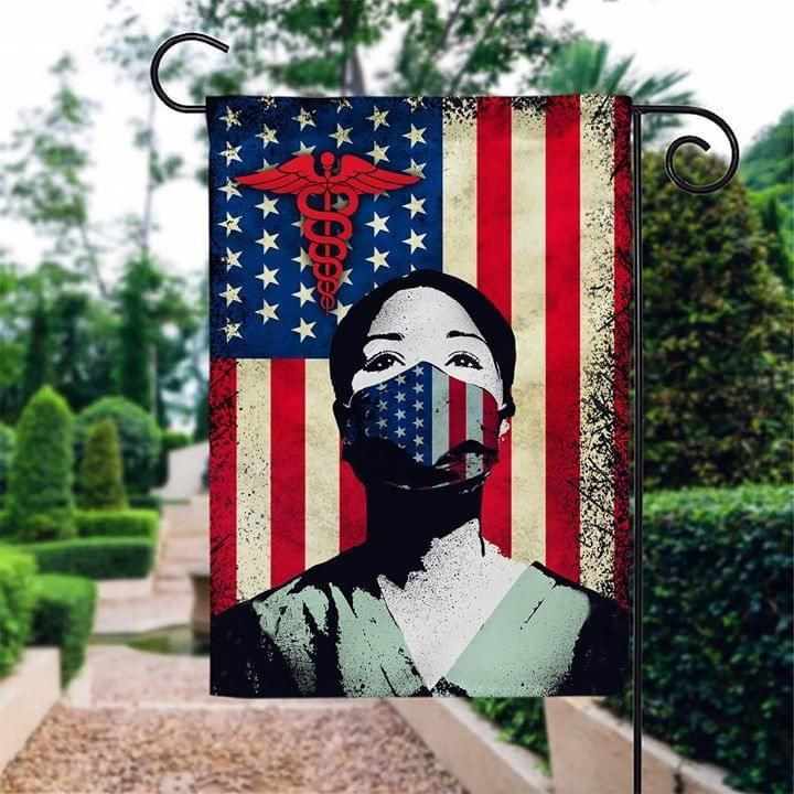 Nurse American Flag Garden Flag House Flag