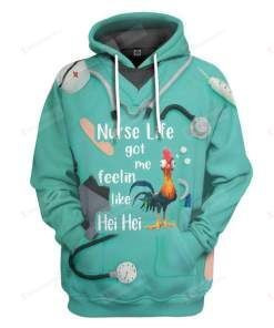 Nurse Life 3D All Over Print Hoodie