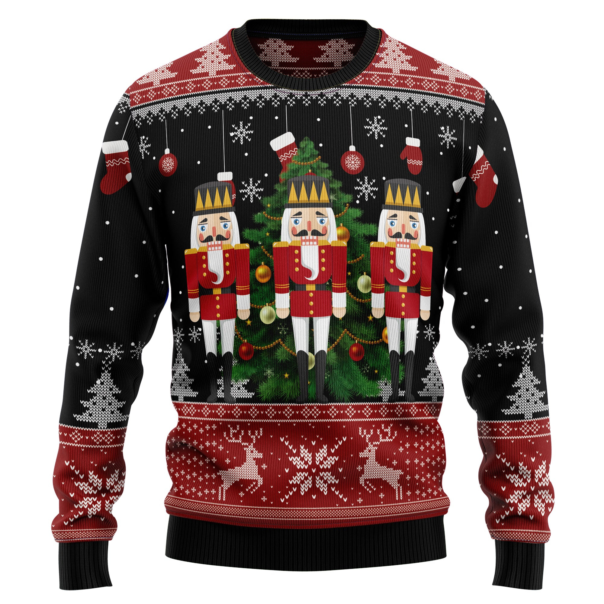 Nutcracker Christmas Tree Ugly Christmas Sweater