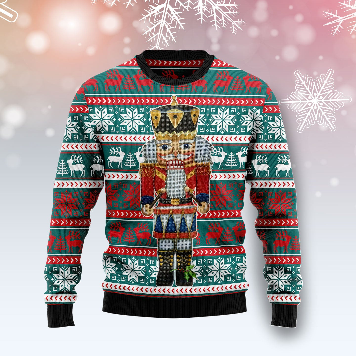 Nutcracker and Drum Ugly Christmas Sweater