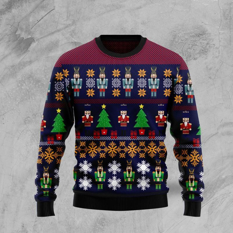 Nutcracket Ugly Christmas Sweater Ugly Sweater For Men Women