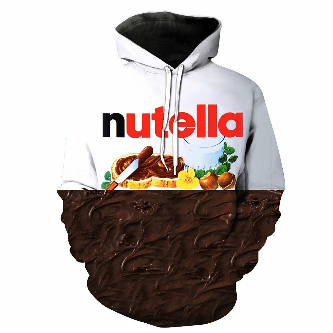 Nutella Peanut Butter 3d All Over Print Hoodie