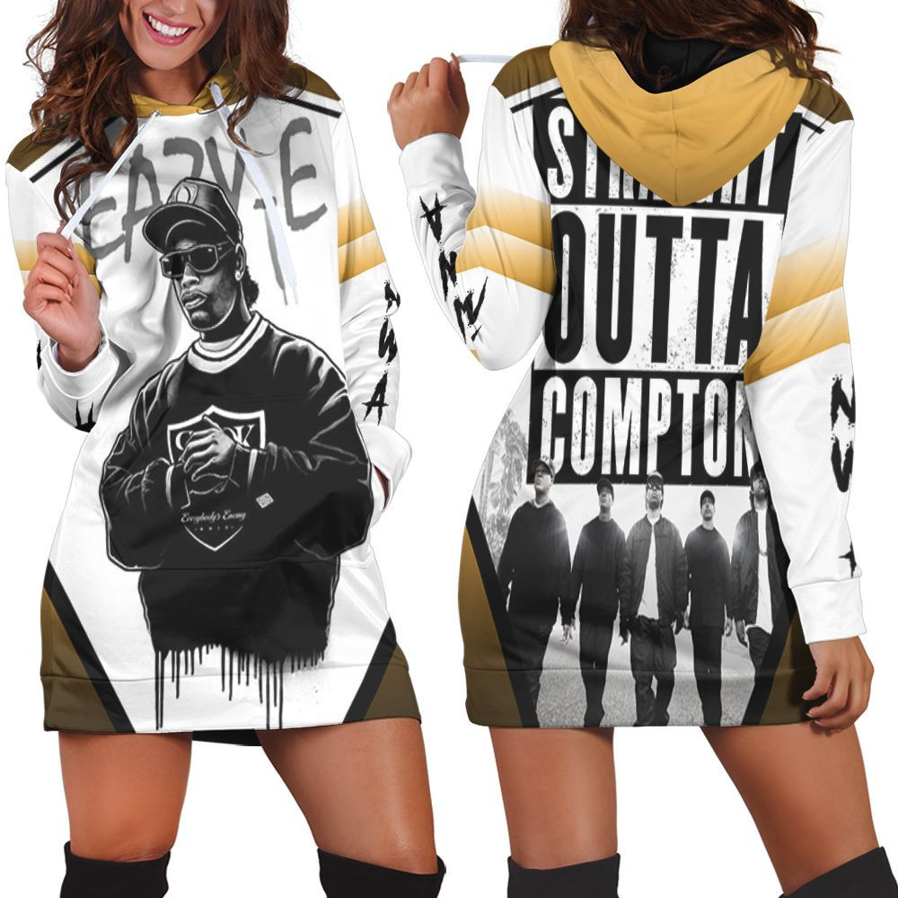 Nwa Eazy E Straight Outta Compton Hoodie Dress Sweater Dress Sweatshirt Dress