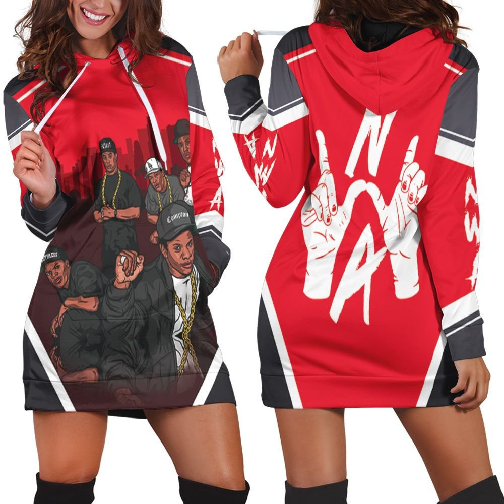 Nwa Member Groups Gta Style Hoodie Dress Sweater Dress Sweatshirt Dress