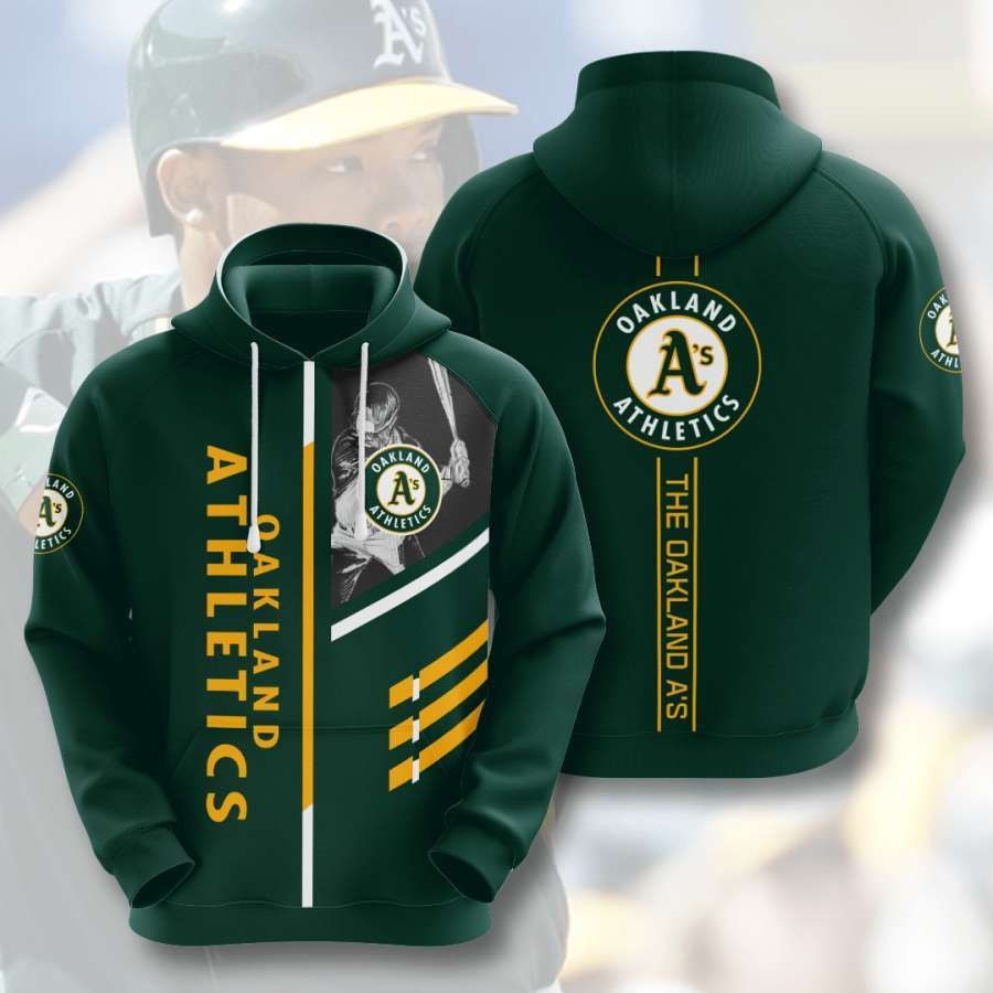 Oakland Athletics No1504 Custom Hoodie 3D All Over Print