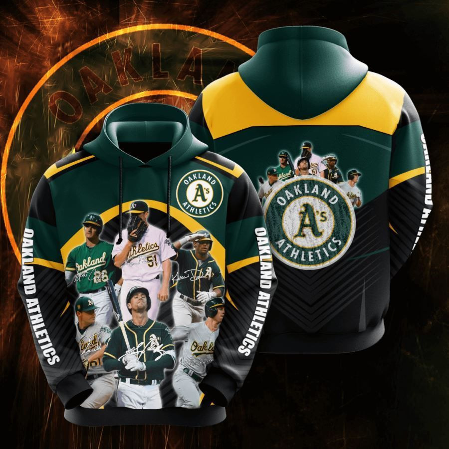 Oakland Athletics No1506 Custom Hoodie 3D All Over Print