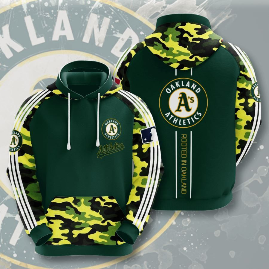 Oakland Athletics No1511 Custom Hoodie 3D All Over Print