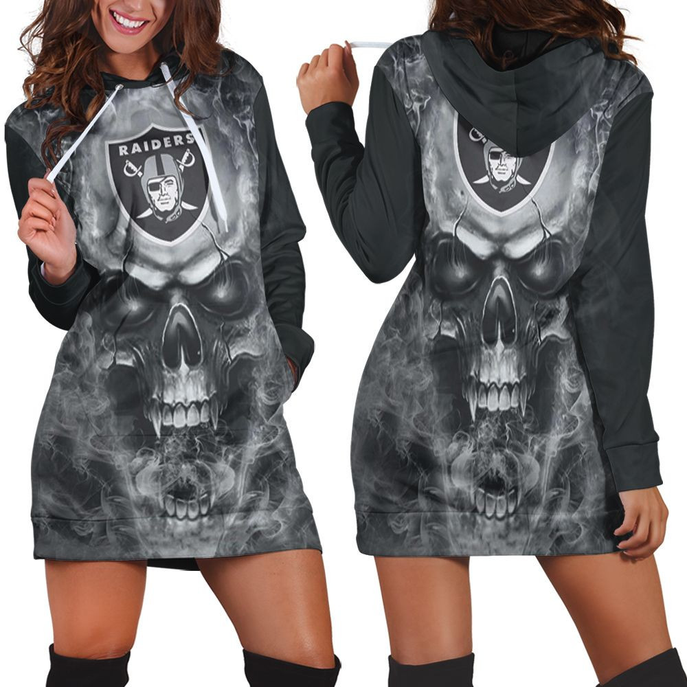 Oakland Raiders 3d Hoodie Dress Sweater Dress Sweatshirt Dress