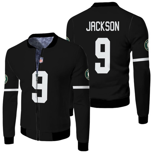 Oakland Raiders Bo Jackson 9 Nfl Game Black 2019 Jersey Style Gift For Raiders Fans Fleece Bomber Jacket