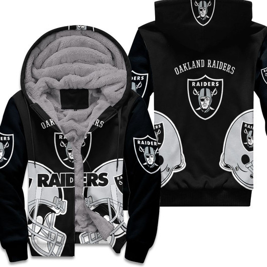 Oakland Raiders Fan 3D Dress Fleece Hoodie