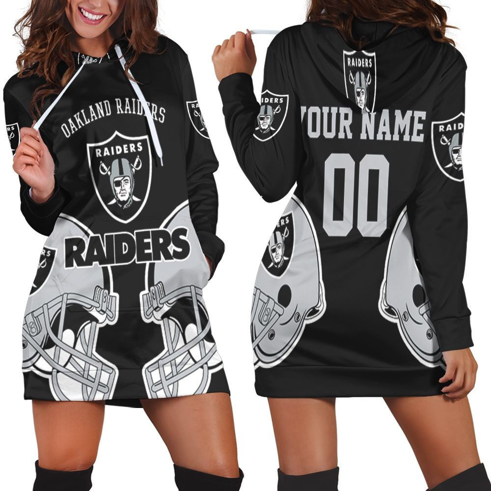 Oakland Raiders Fans 3d Hoodie Dress Sweater Dress Sweatshirt Dress