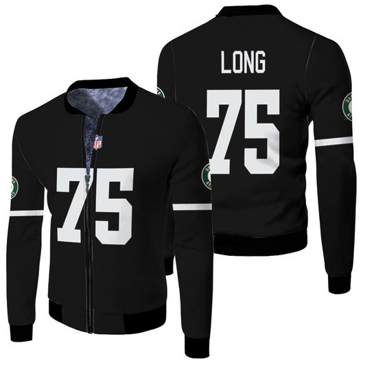 Oakland Raiders Howie Long 75 Nfl Game Black 2019 Jersey Style Gift For Raiders Fans Fleece Bomber Jacket