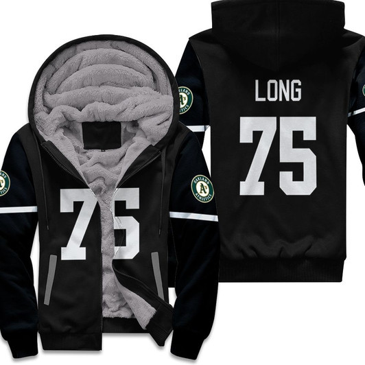 Oakland Raiders Howie Long 75 Nfl Game Black 2019 Jersey Style Gift For Raiders Fans Fleece Hoodie