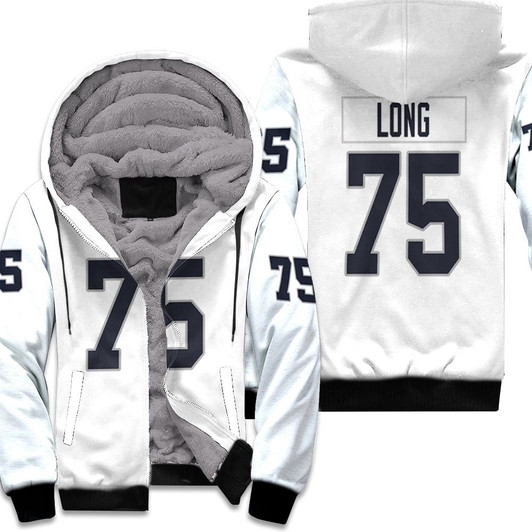 Oakland Raiders Howie Long 75 Nfl Retired Player Game White 2019 Jersey Style Gift For Raiders Fans Fleece Hoodie