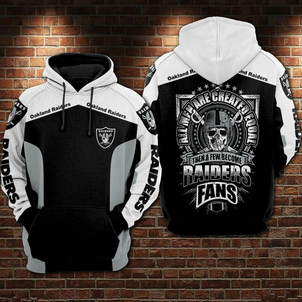 Oakland Raiders Nfl Football Then A Few Become Pullover And Zip Pered Hoodies Custom 3d Graphic