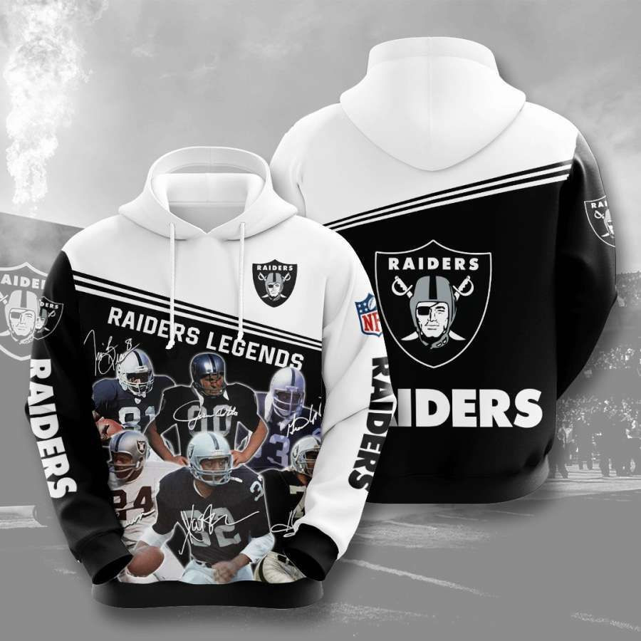 Oakland Raiders No1519 Custom Hoodie 3D All Over Print