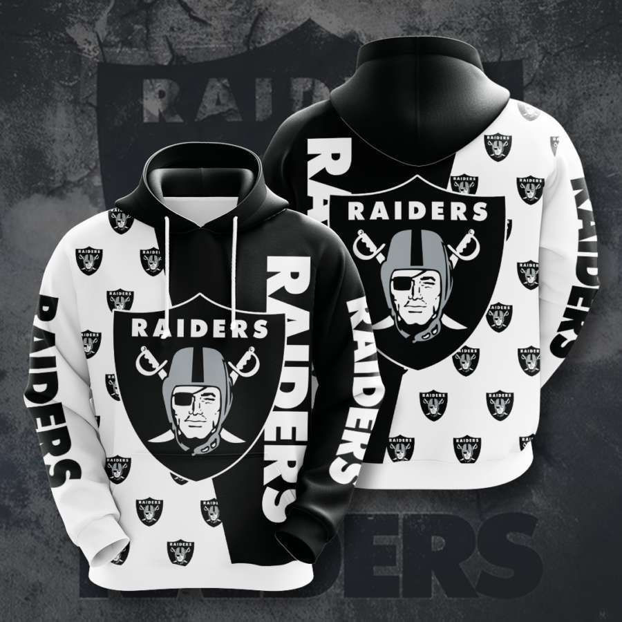 Oakland Raiders No1520 Custom Hoodie 3D All Over Print