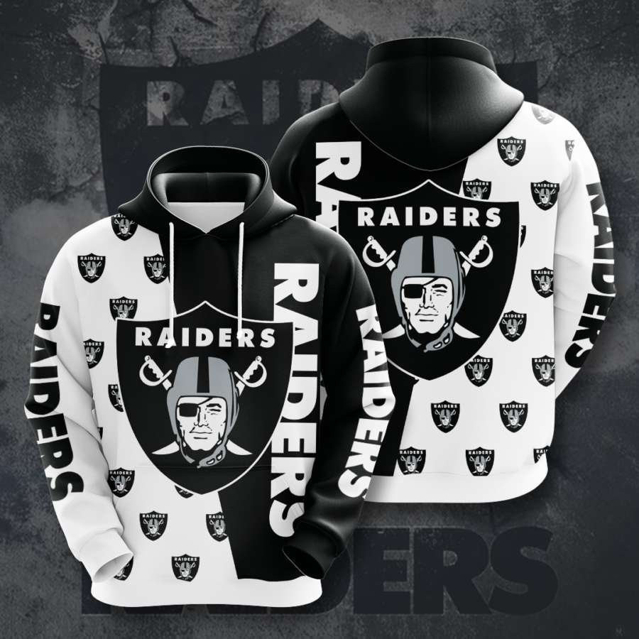 Oakland Raiders No1520 Custom Hoodie 3D