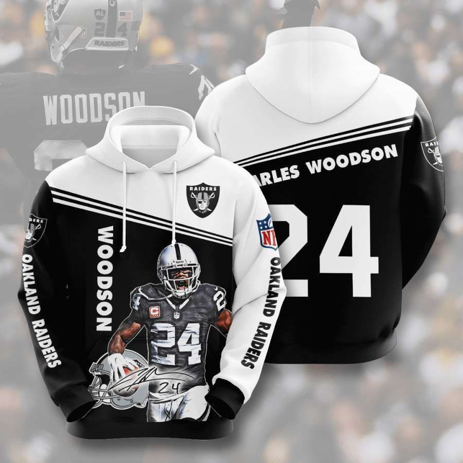 Oakland Raiders No1526 Custom Hoodie 3D All Over Print