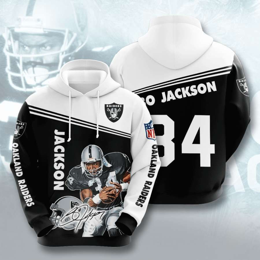 Oakland Raiders No1527 Custom Hoodie 3D All Over Print