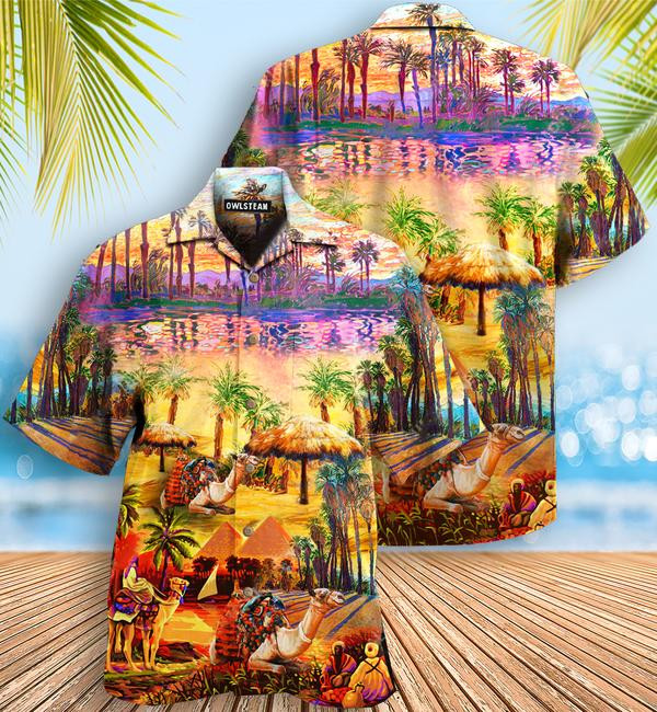 Oasis Relaxing Day In Peaceful Oasis Edition - Hawaiian Shirt - Hawaiian Shirt For Men