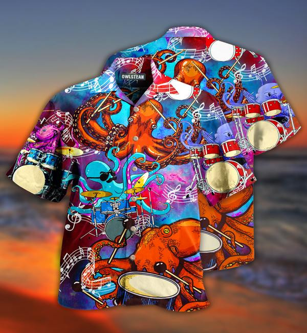 Octopus Dance To The Beat Of Your Own Drum Limited - Hawaiian Shirt Hawaiian Shirt For Men
