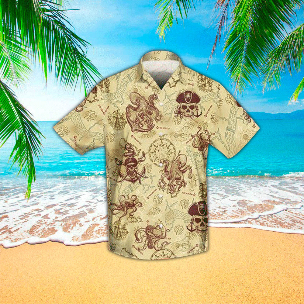 Octopus Hawaiian Shirt For Men Octopus Lover Gifts Shirt for Men and Women