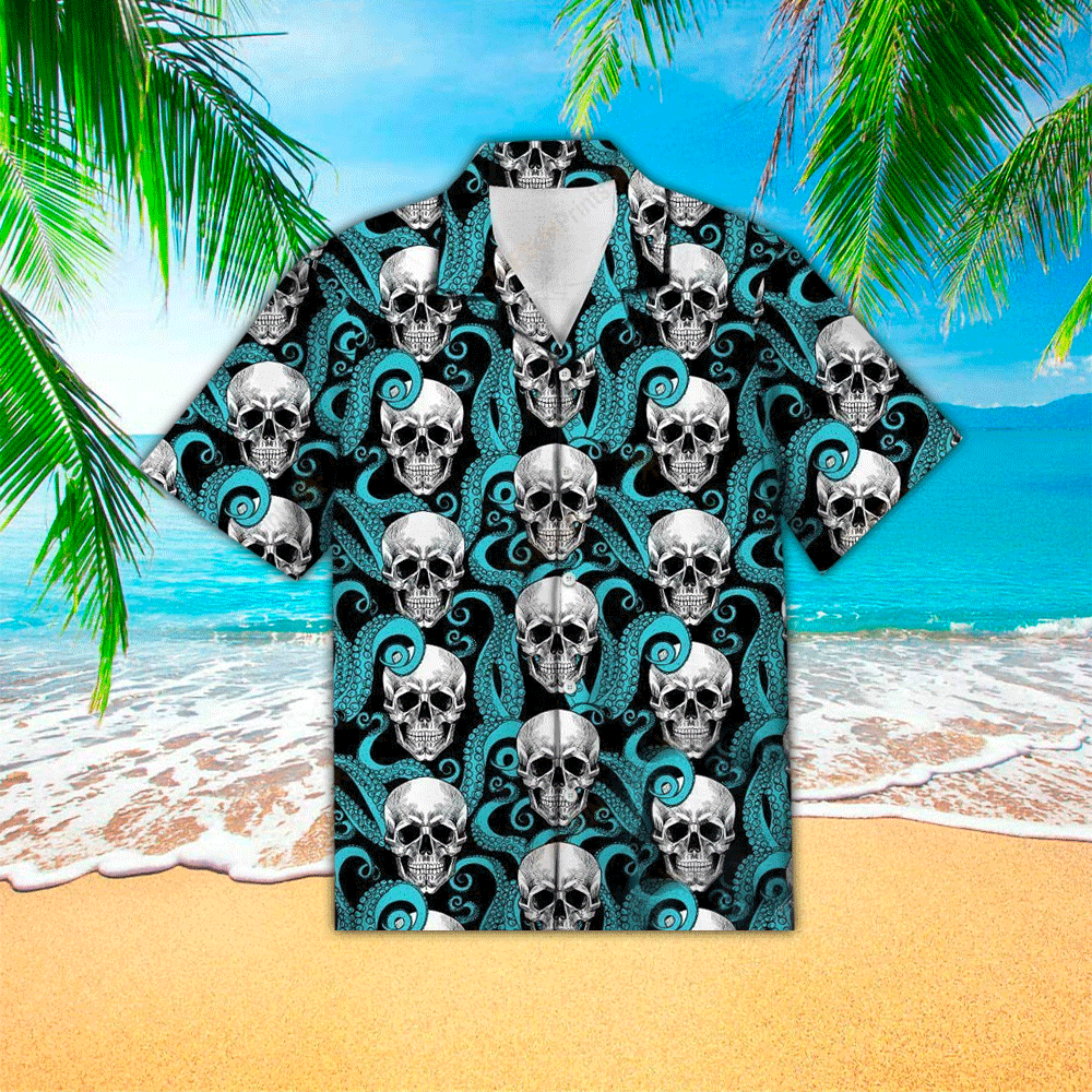 Octopus Hawaiian Shirt For Men Octopus Lover Gifts Shirt for Men and Women