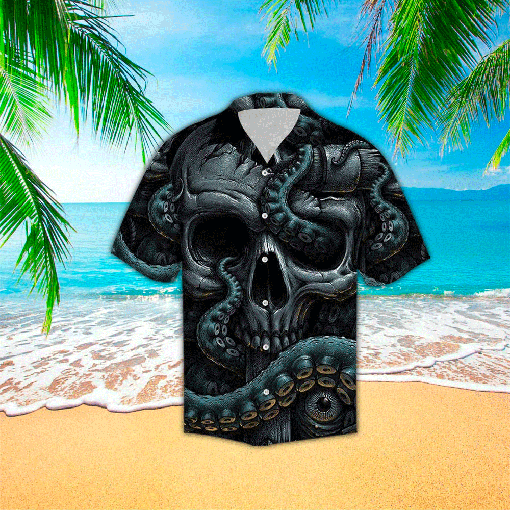 Octopus Hawaiian Shirt Mens Hawaiian Shirt For Octopus Lover Shirt for Men and Women