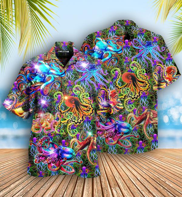 Octopus Life Is Better With An Octopus Fullcolor Edition - Hawaiian Shirt - Hawaiian Shirt For Men, Hawaiian Shirt For Women, Aloha Shirt