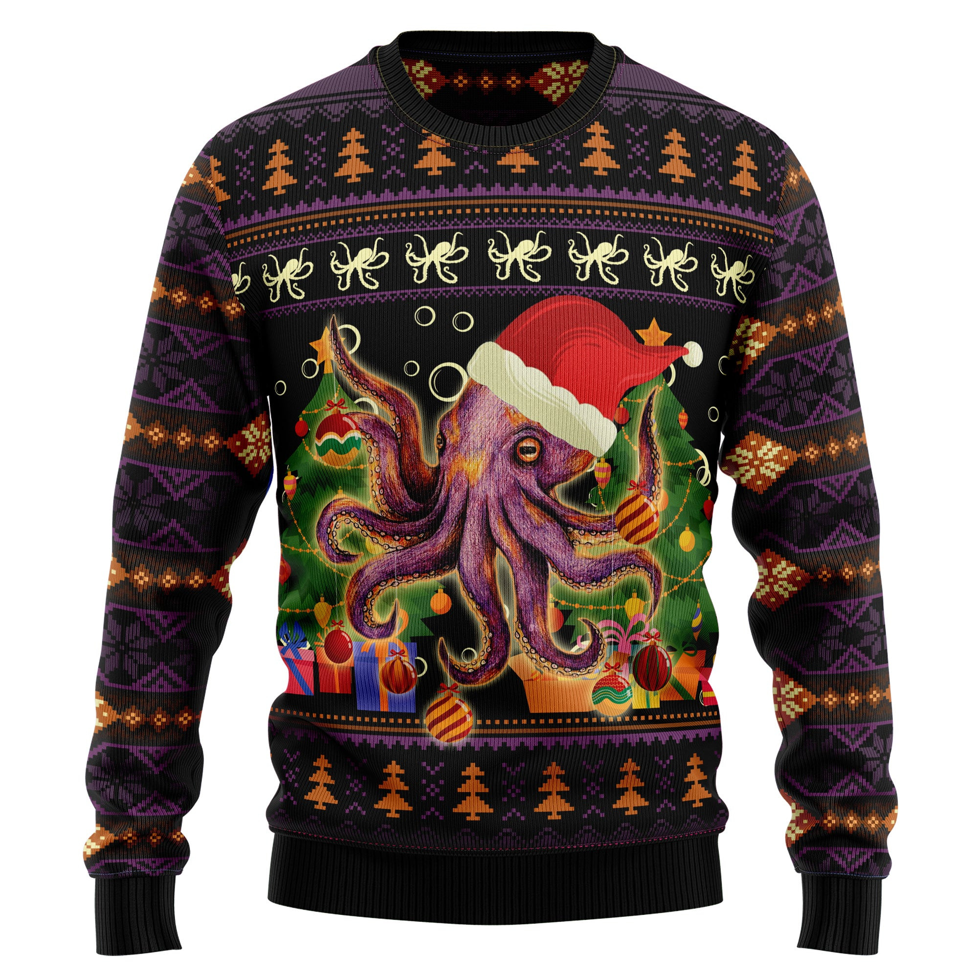 Octopus Ornament Ugly Christmas Sweater